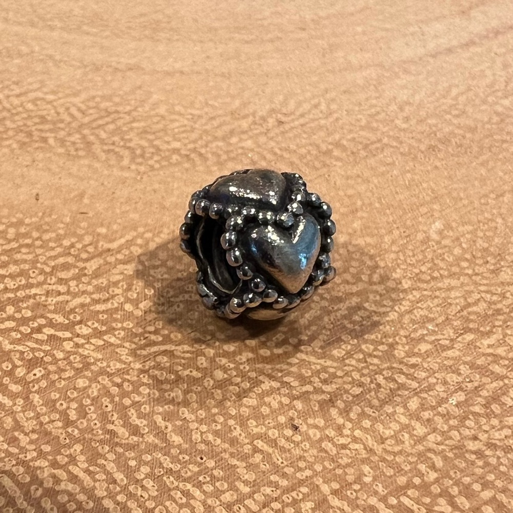 Pandora Sterling Silver Heart Charm (Retired)